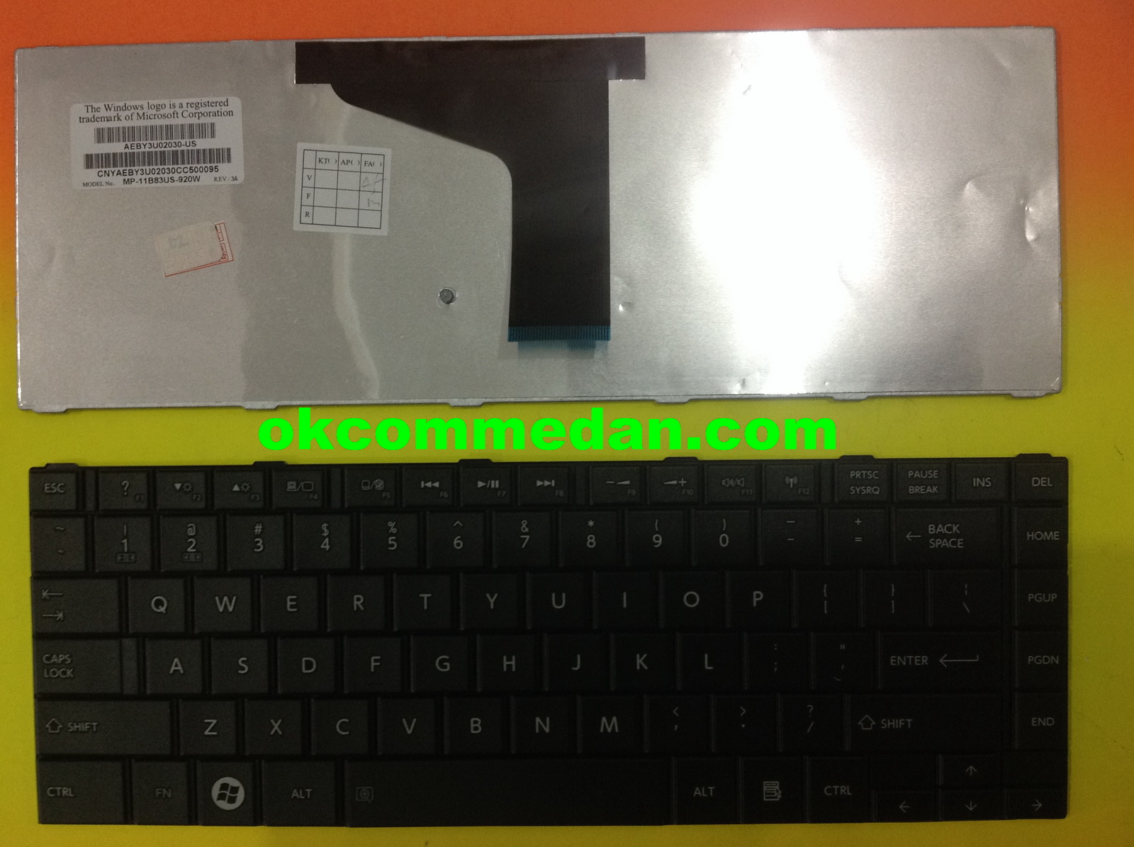 Keyboard Notebook Toshiba L800 Bergaransi