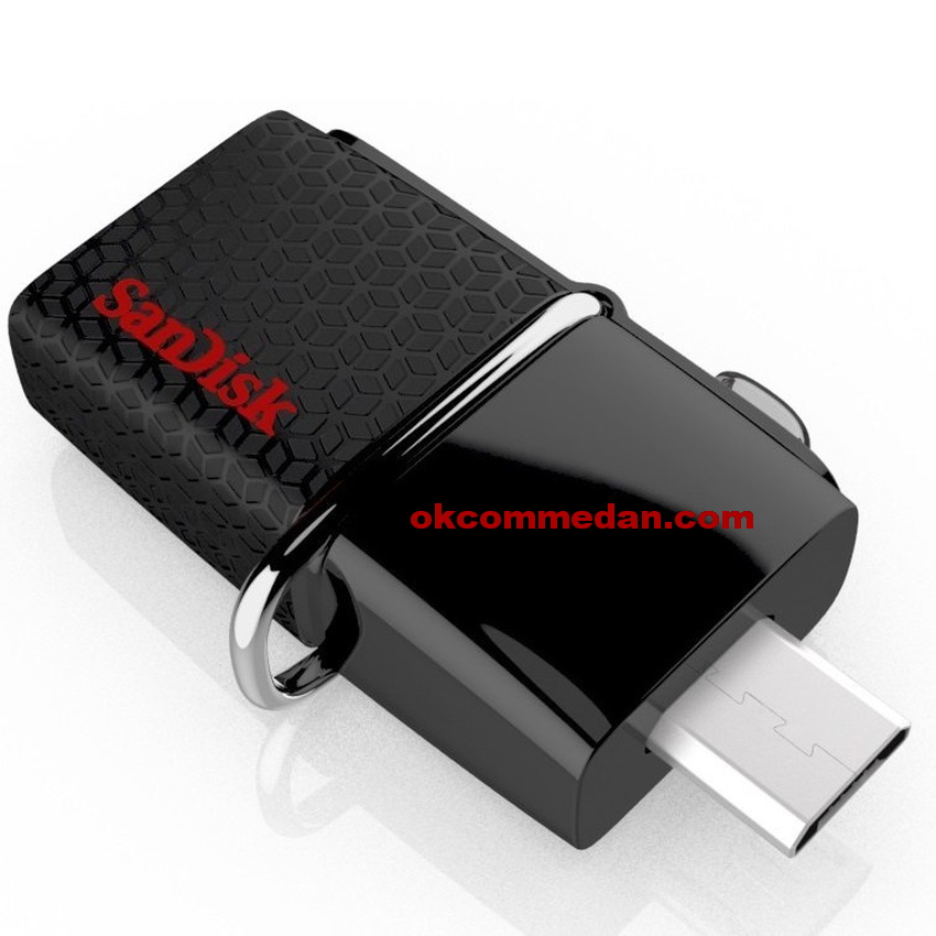 Flash disk Sandisk dual USB 3.0 16 gb bergaransi