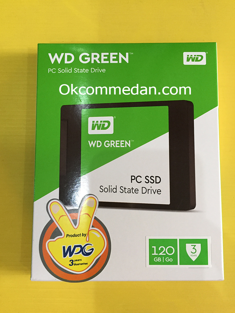 Harga  WD Green SSD 120 Gb sata bergaransi