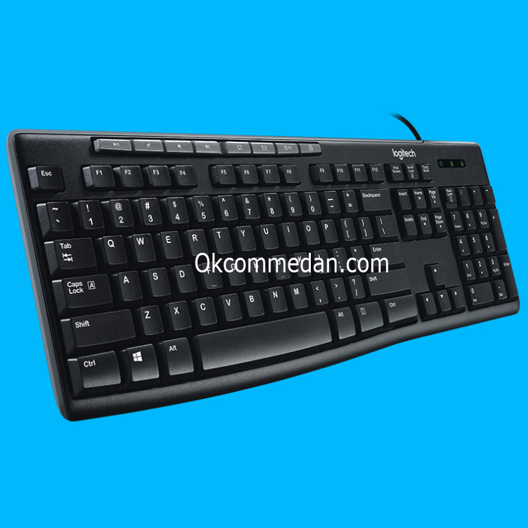 Logitech Media keyboard USB K200 bergaransi
