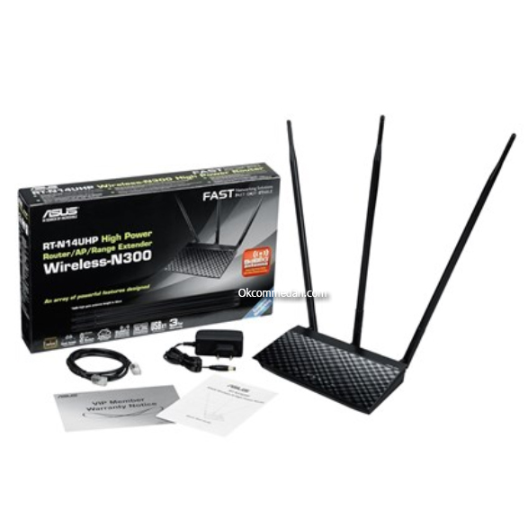 Asus RT-N14uhp Wireless Router 3 antena