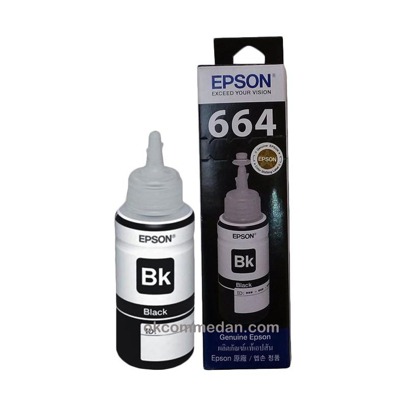 Tinta Asli untuk  Epson T6641 Hitam