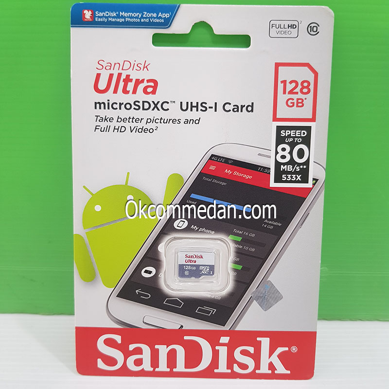 Sandisk Ultra MicroSD  128 Gb 80MB/s