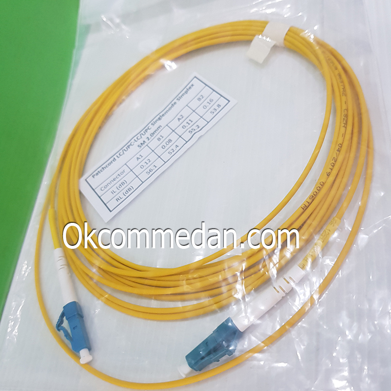 Fiber Optic Patch Cord  LC-LC 5 meter Single Mode