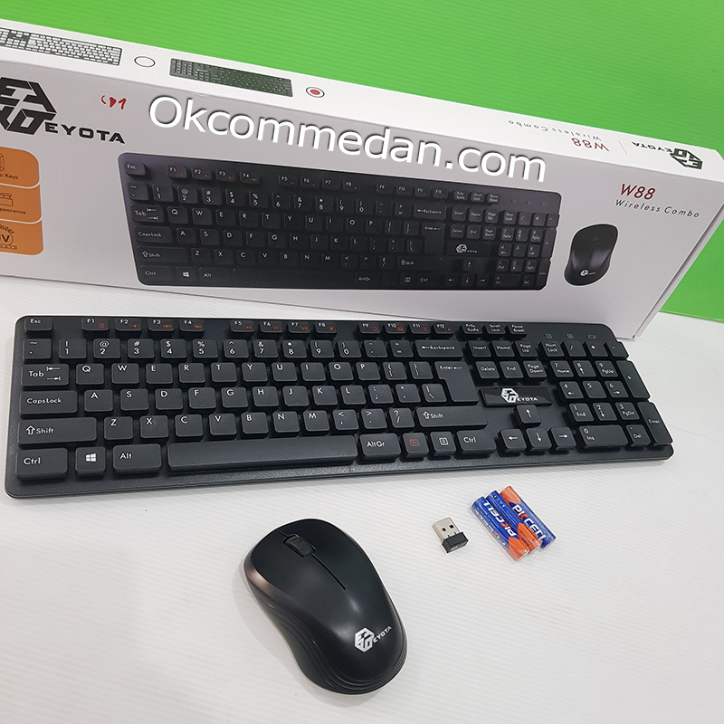 Jual Eyota W88 Keyboard dan Mouse Wireless