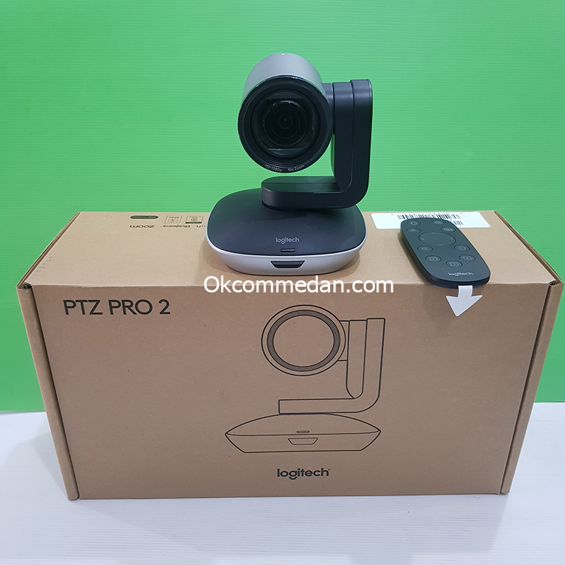 Logitech PTZ Pro 2 Camera Video Conference dan Remote