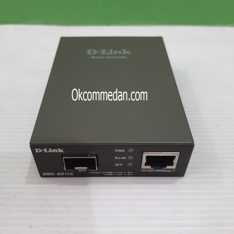 DLink Media Converter Gigabit Ethernet ke SFP DMC-G01LC