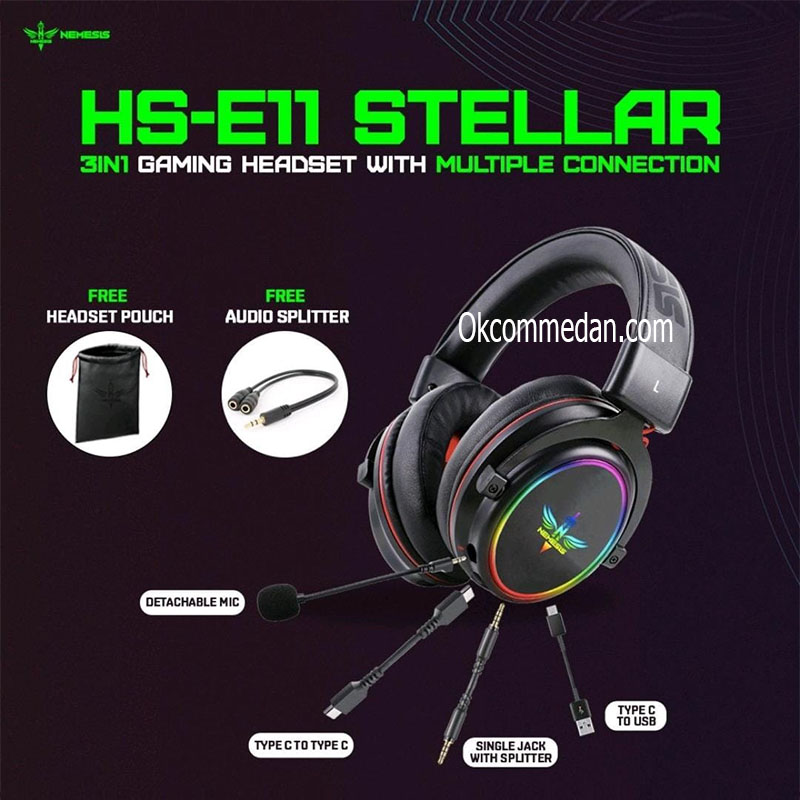 NYK HS-E11 Stellar Headset Gaming