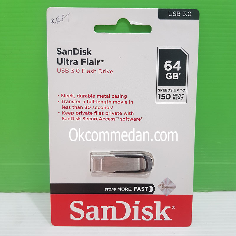 Sandisk Ultra Flair Flash Drive USB 3.0 64 Gb