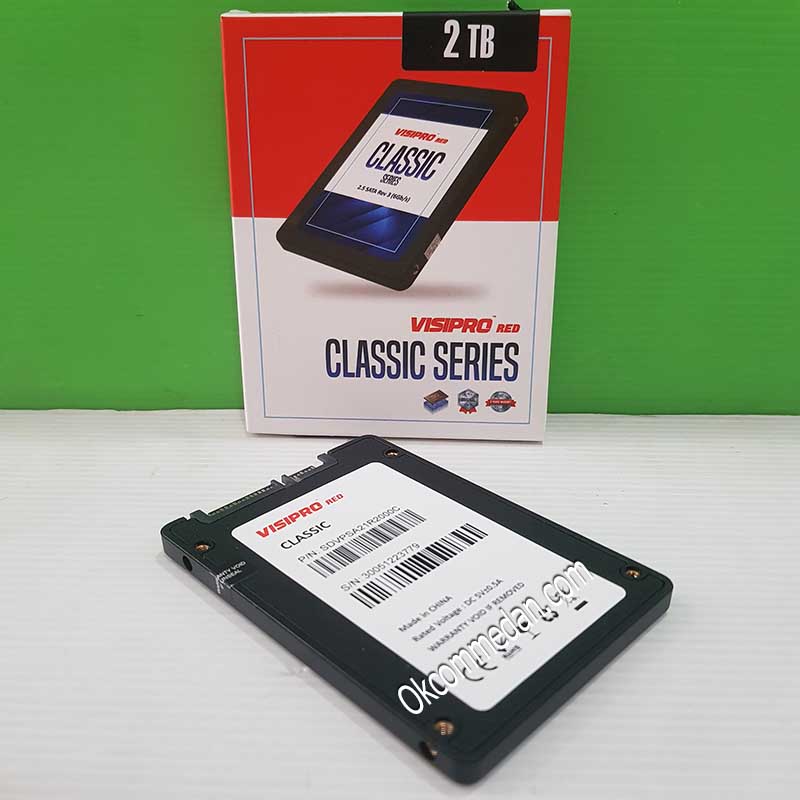 SSD Visipro Red Classic Kapasitas 2 TB