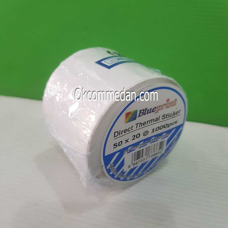 Label Sticker Direct Thermal 50 x 20 mm 1 line