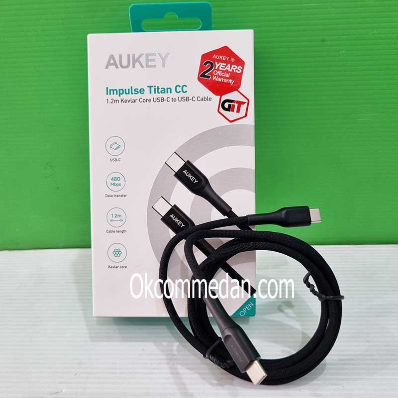 Aukey CB-AKC3 Kabel USB Tipe-C ke USB Tipe-C