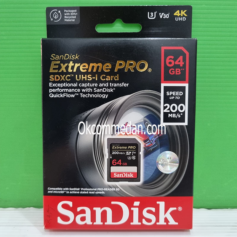 Sandisk Memory Card Extreme Pro SDXC 64 Gb ( 200 MB/s )