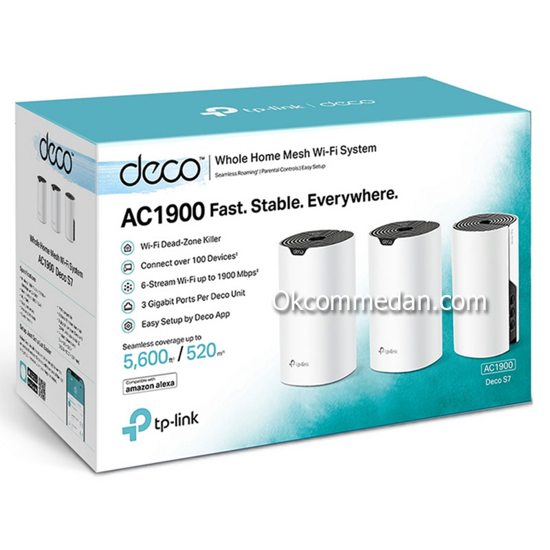 Tplink Deco S7 ( 3 Pack ) Home Mesh Wi-Fi System AC1900