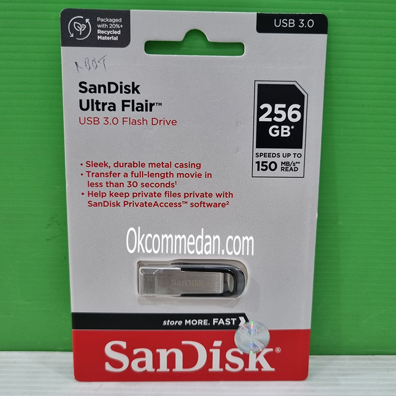 Sandisk Ultra Flair Flash Drive 256 Gb ( SDCZ73 )