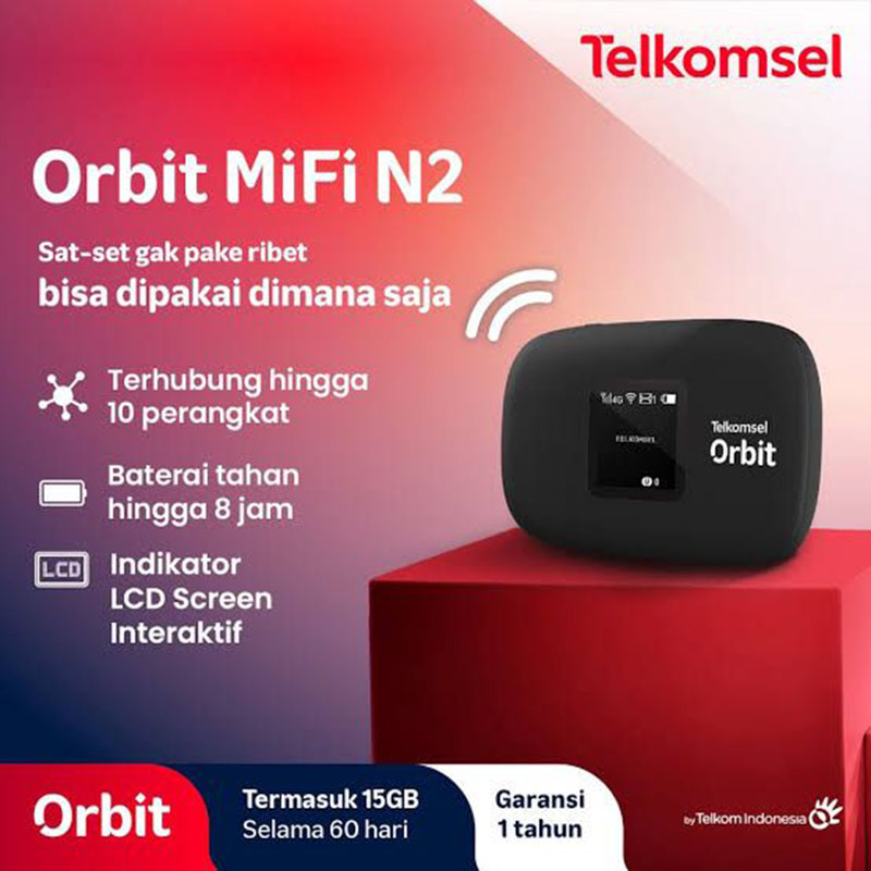 Jual Telkomsel Orbit Mifi N2 Mobile Wifi 4G