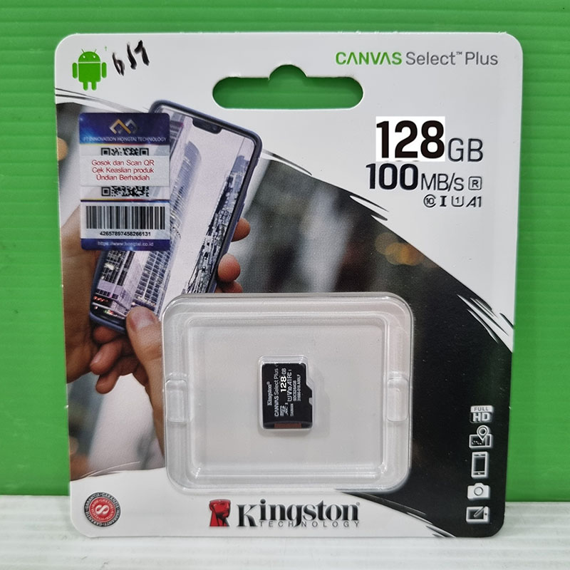 Kingston Micro SD Canvas Select Plus 128 Gb