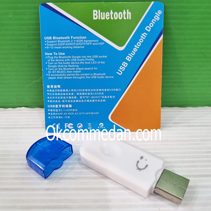 USB Bluetooth Audio Receiver Wireless  ( Tidak memakai kabel AUX )