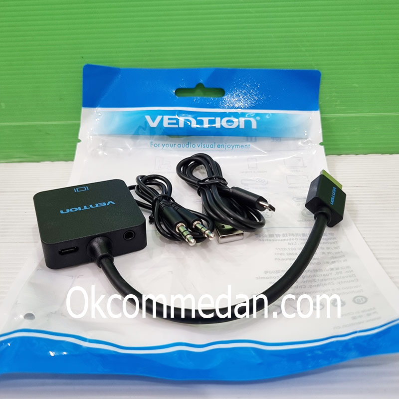 Vention Kabel Converter HDMI Ke VGA + Kabel Power dan Audio