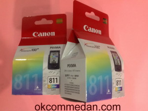 jual tinta canon cl 811 warna murah baru