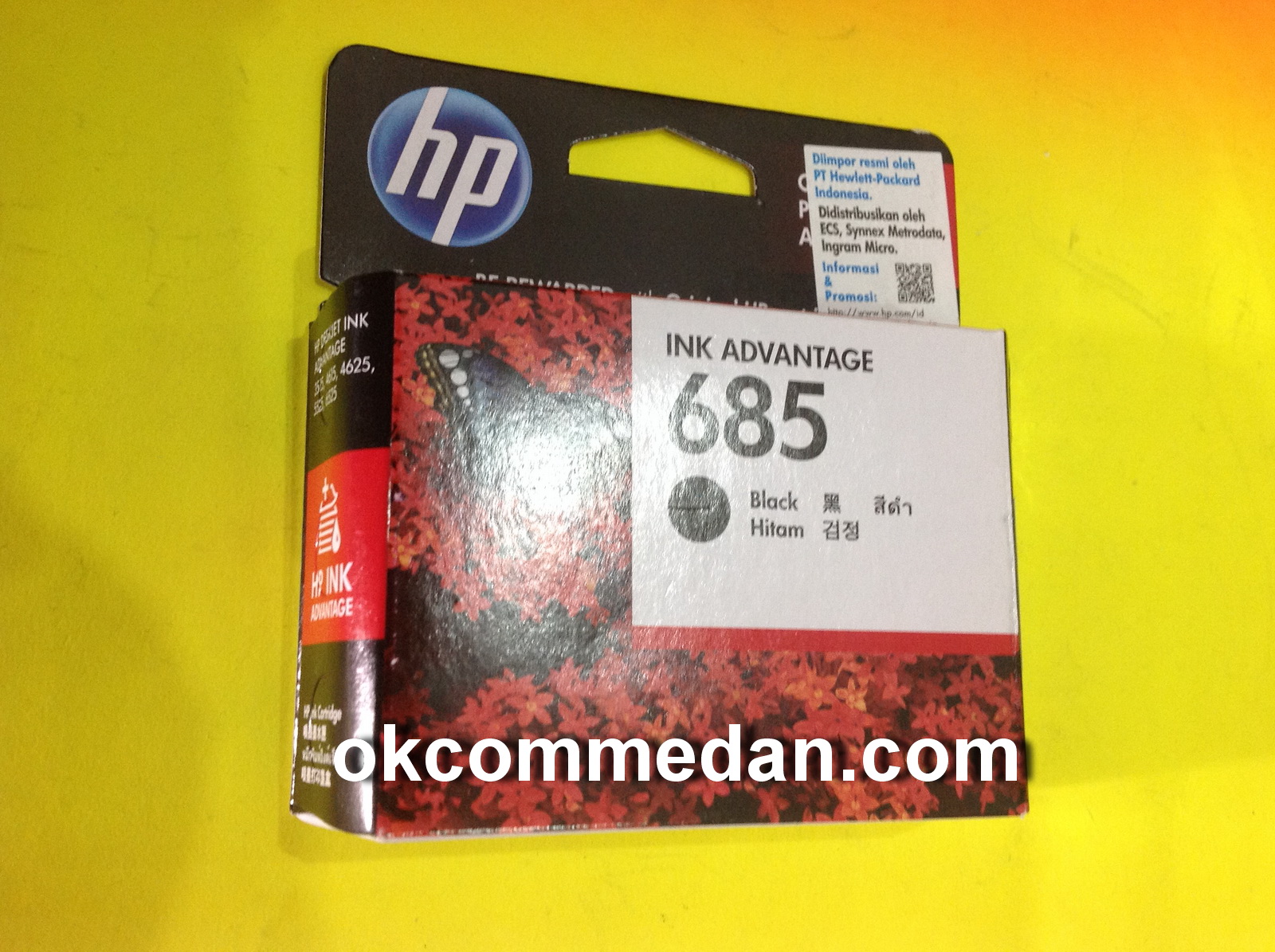 harga tinta asli hp 685 black