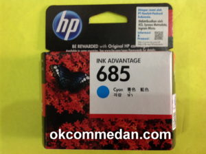 tinta hp 685 biru