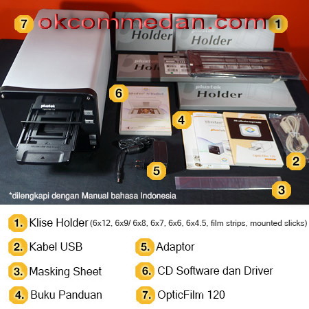 Jual Plustek Scanner Opticfilm 120