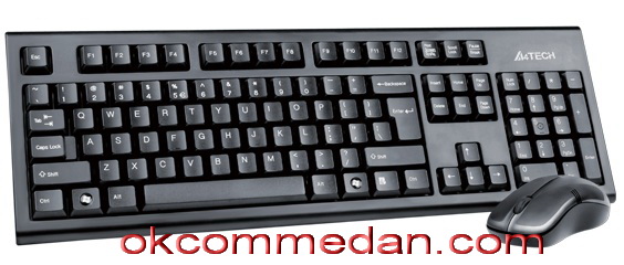 A4tech Keyboard Mouse Wireless 3100n
