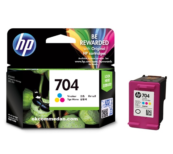 Jual Tinta Warna HP 704 Color