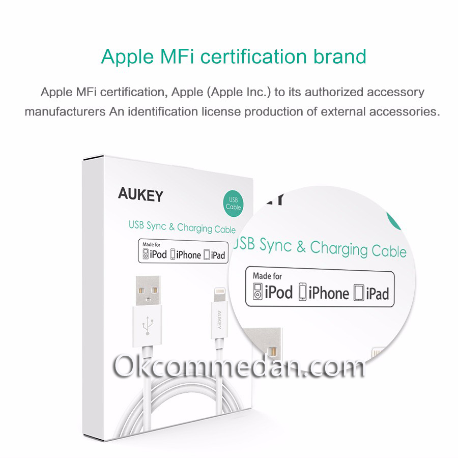 Harga Aukey kabel data dan charger untuk iphone 6
