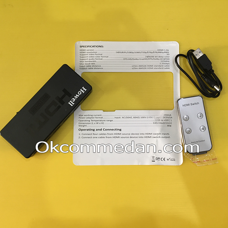 Jual Hdmi Switch 4 x 1
