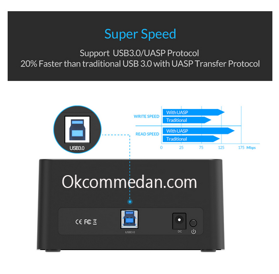 Orico Docking Harrdisk 1 bay 6619us3