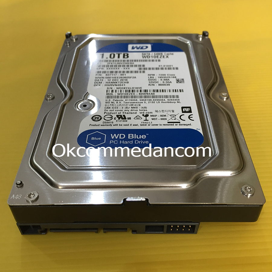 Harga Harrdisk PC WD Blue 1 Tera Sata Garansi 2 tahun