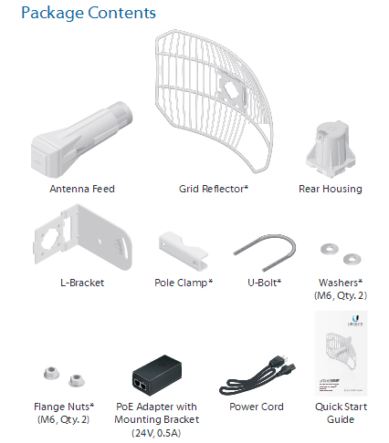 Perlengkapan Ubiquiti Airgrid M5HP 23 dbi