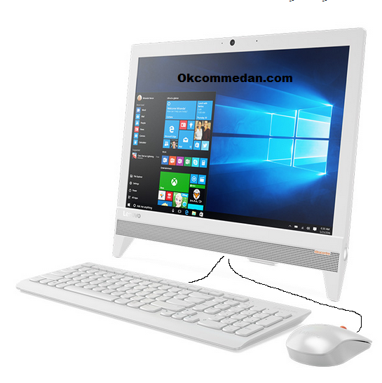 Jual Lenovo AIO 310 PC All in one intel celeron win10 asli