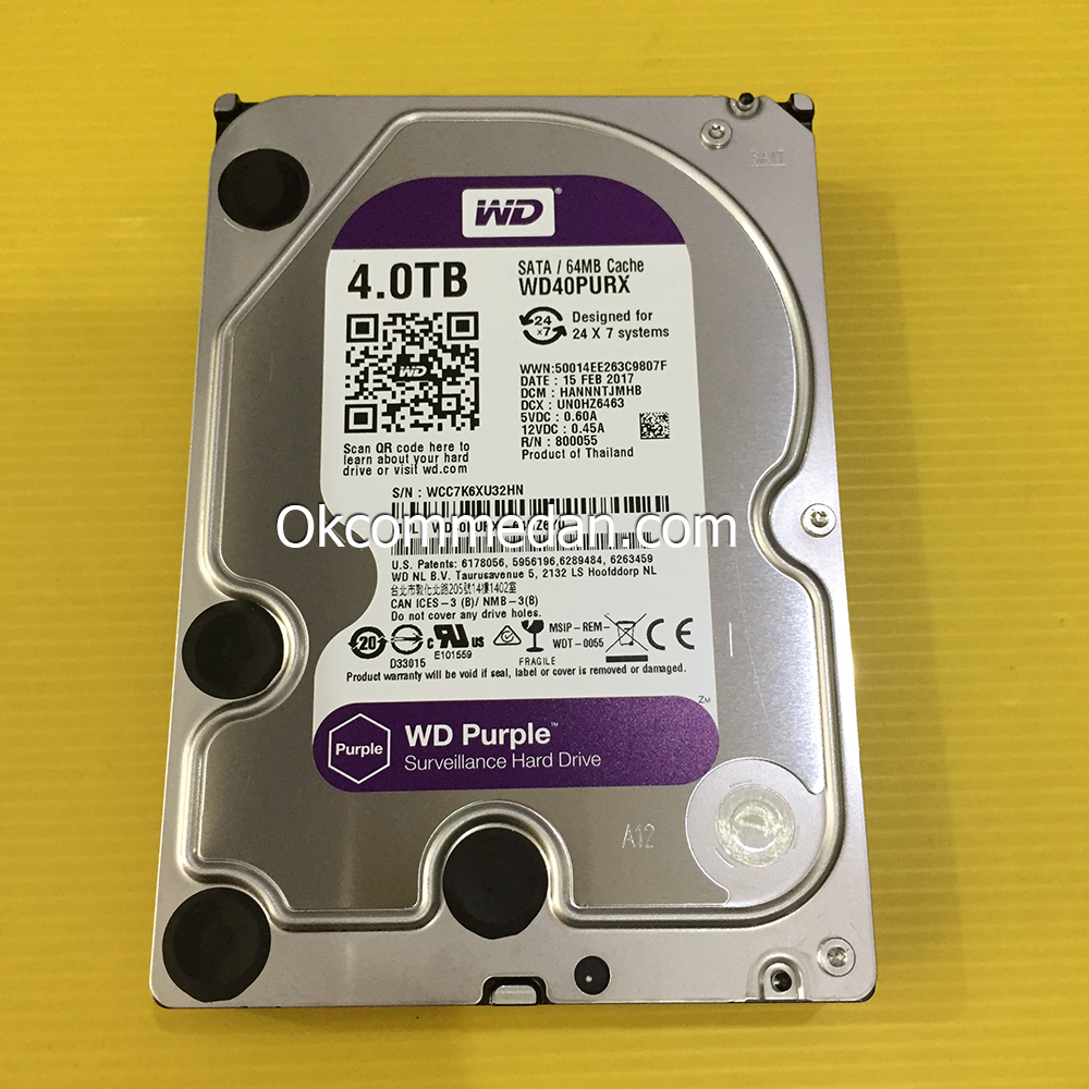WD Purple 4 tera Harddisk PC Sata bergaransi