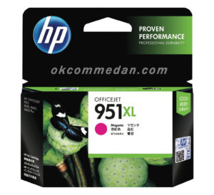 HP 951xl Magenta Ink Catridge Asli warna merah