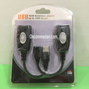 Extender USB 45 mtr memakai kabel Lan berkualitas