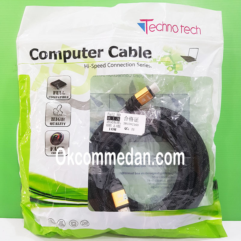 Jual Kabel HDMI 4K 10 meter merek Technotech