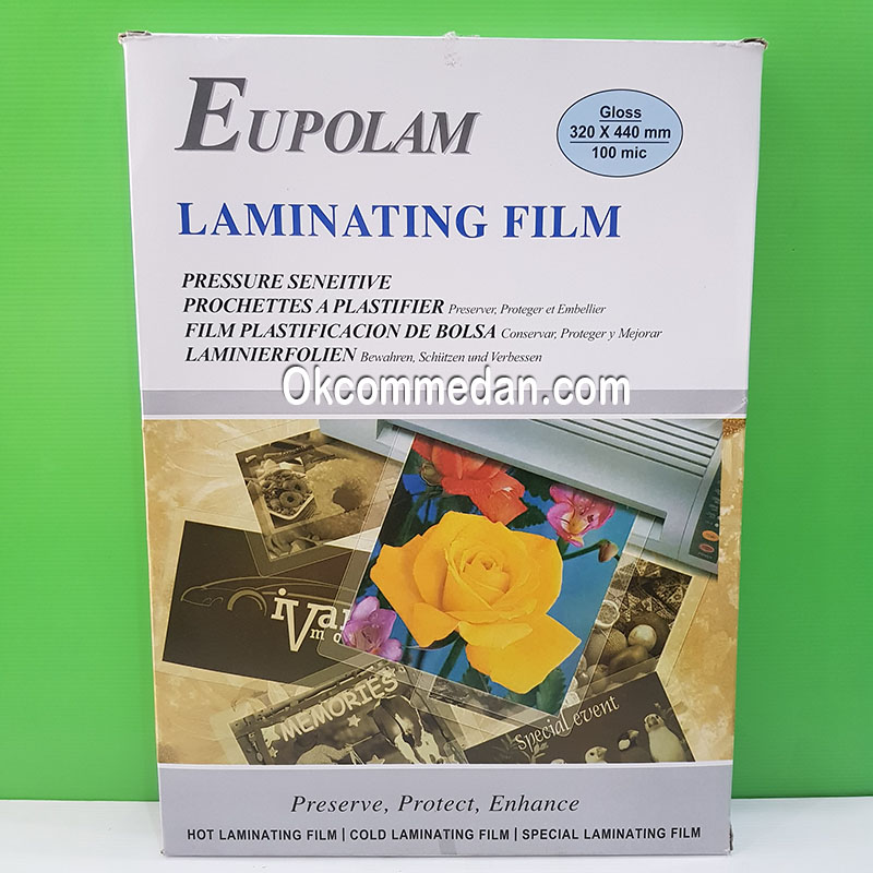 Plastik Untuk Laminating Ukuran A3 merek Eupolam