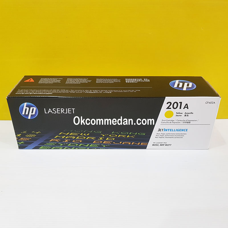HP Toner Catridge 201a Yellow ( CF402a ) Asli