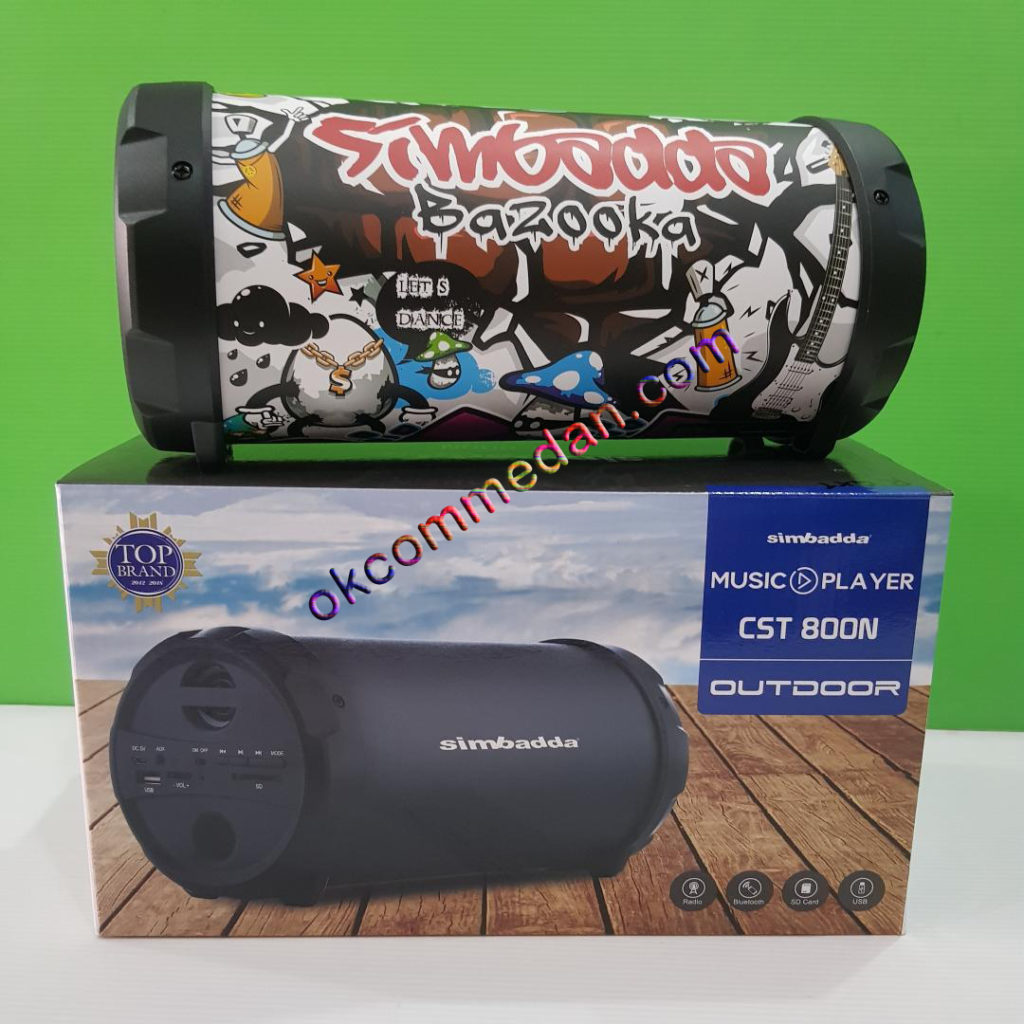 speaker simbadda bazooka cst800n graffiti