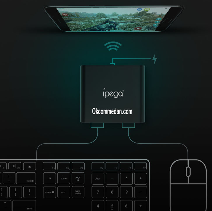 Jual IPega PG 9096 Konverter USB Keyboard dan mouse ke Bluetooth
