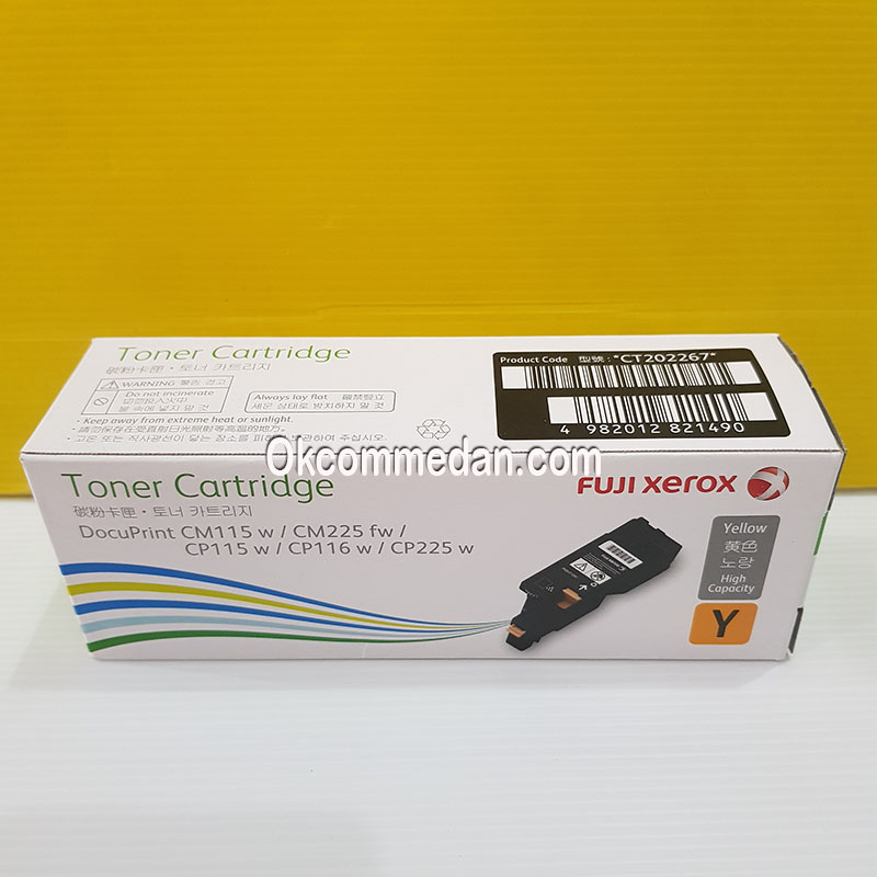 Toner Catridge Fuji xerox CT202267 Asli warna Yellow