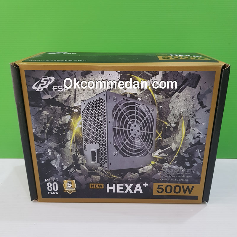 Power Supply FSP Hexa+ 500 watt Untuk PC
