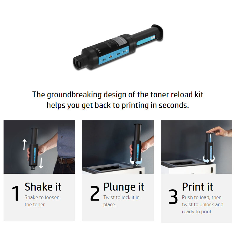 Cara Reload toner HP Neverstop Laser 1000w