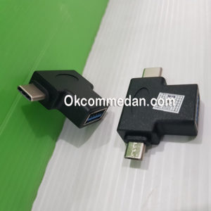 Harga OTG USB Tipe-C dan Micro USB ( 2 in 1 )