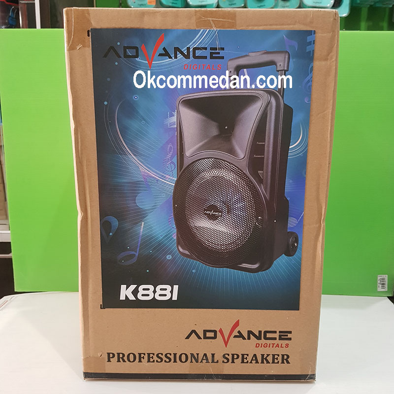 Speaker Advance K881 Lengkap Microphone