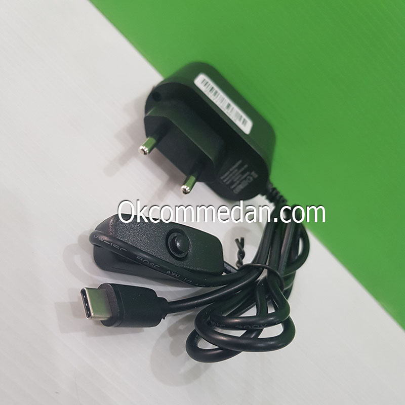 Adaptor USB Tipe-C output 5v 3a berkualitas