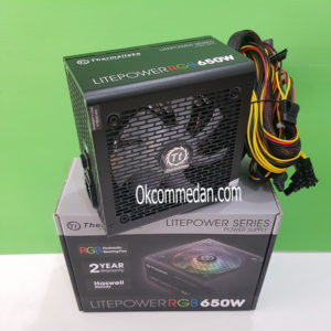Thermaltake Litepower RGB 650 watt Power Supply PC
